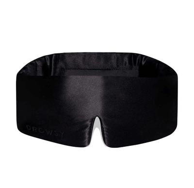 Drowsy sovemaske - Black Jade Silk