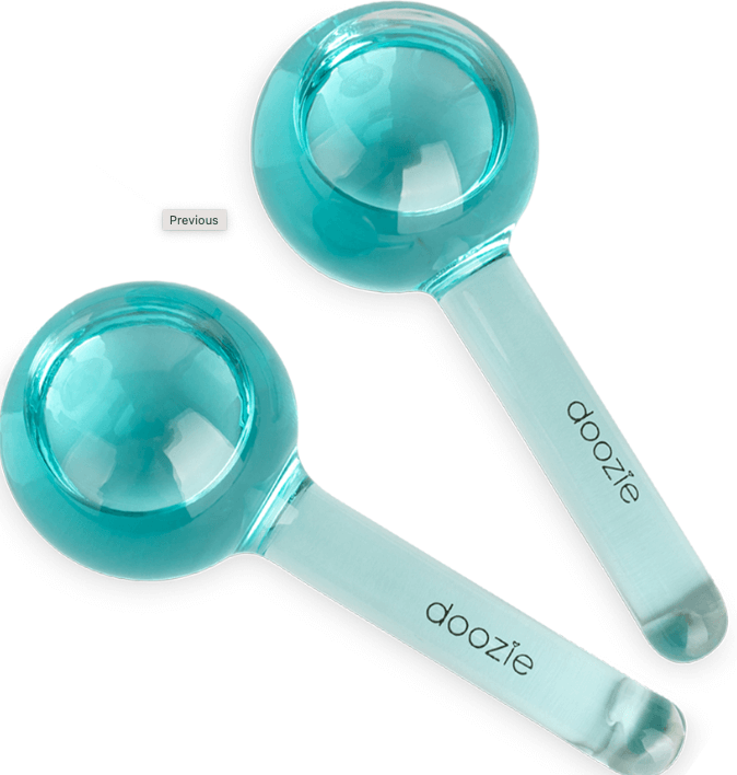Doozie Facial Ice Globes Light Blue
