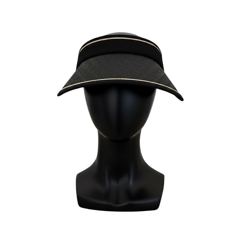Black Straw Visor 2.0 fra Holistic Beauty