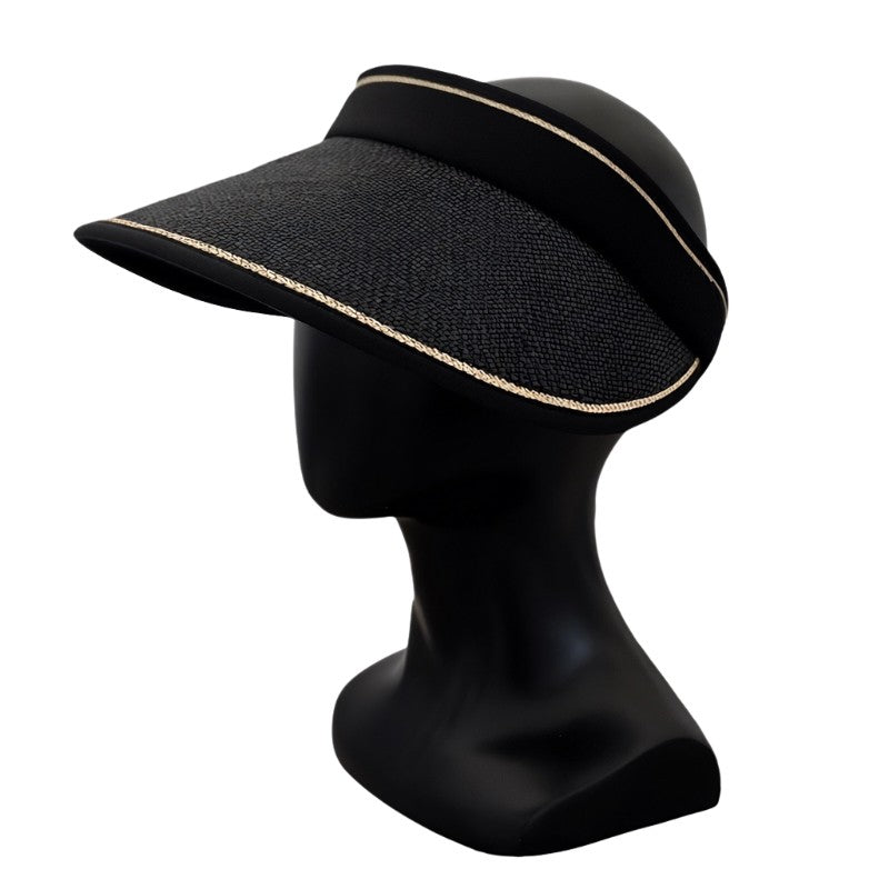 Black Straw Visor 2.0 fra Holistic Beauty