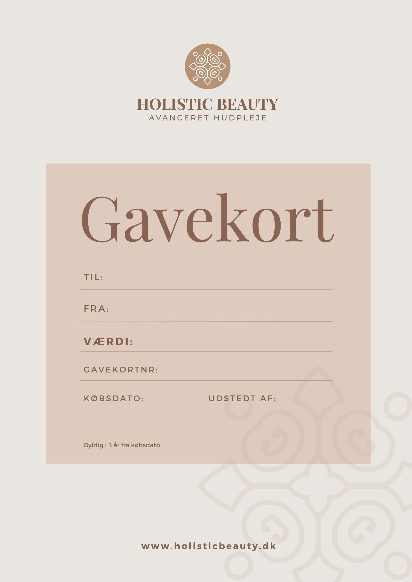 Gavekort til Holistic Beauty & Spa