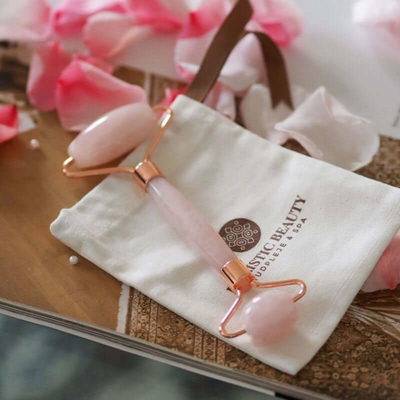 Krystalrulle til ansigtet - Rosa Kvarts