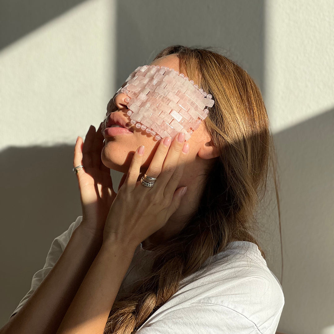 Øjenmaske - Rosa Kvarts
