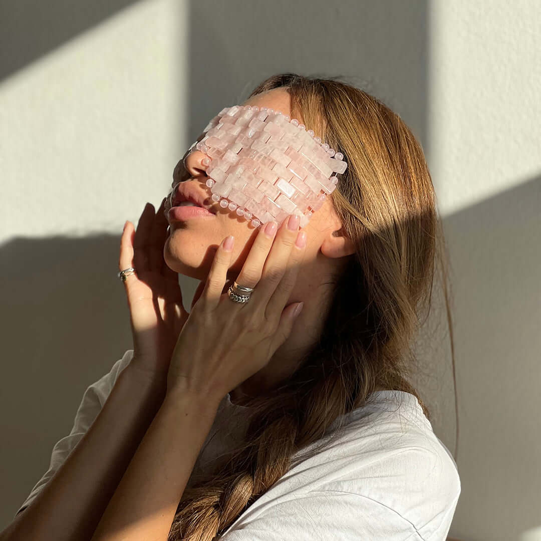 Øjenmaske - Rosa Kvarts